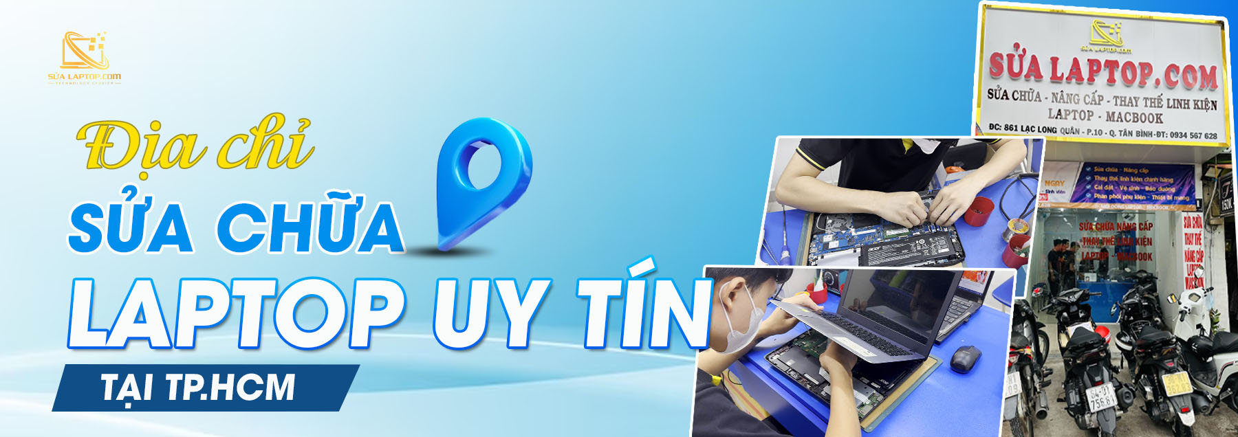 sửa laptop uy tín tại TPHCM