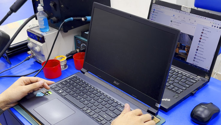 laptop mất nguồn