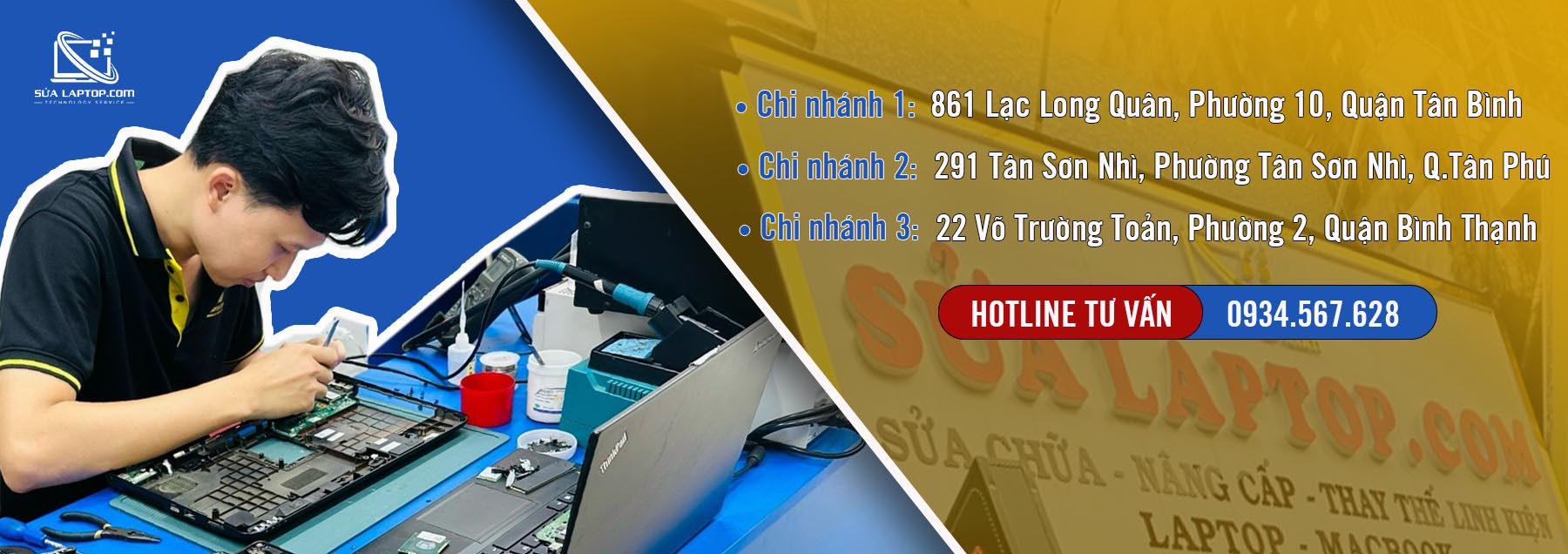 sửa laptop giá rẻ tại tphcm